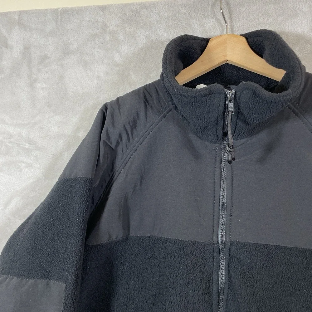 DSCP Peckham Jacket Mens Large Black US Military Polartec Fleece Cold Weather